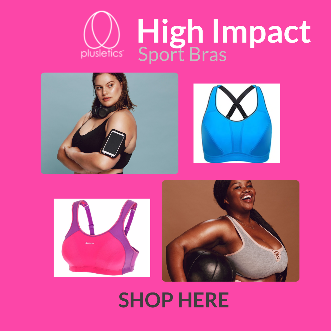 High Impact Sports Bra – Plusletics® Apparel - Fitness Chick Enterprises,  Inc.