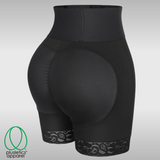 SculptEase™ Banded Silhouette Shorts - Black