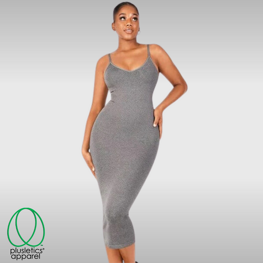 Sculptuous Femme Fatale Silhouette Shaper Dress Misty Mystique