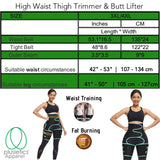 Arm Wraps & High Waisted & Thigh Belt Combo Slimmer &  Butt Lifter