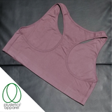The Basics Racerback Sports Bra - Dusty Lavender
