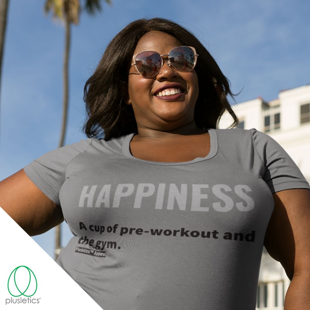 Happiness A cup of pre-workout & the gym! – Plusletics® Apparel - Fitness  Chick Enterprises, Inc.