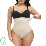 SCULPTuous High Waist Thong Panty - Beige