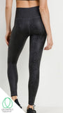 Mamba Snake Skin Leggings - Black