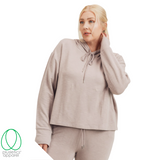 Performance Cropped Hoodie Sweatshirt