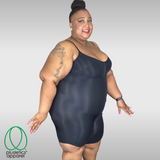 Sculptuous Mid-Thigh Catsuit - Midnight