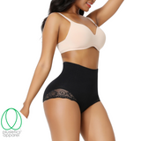 SCULPTuous™ Butt Lifting Mid Waist Lace Panty - Black