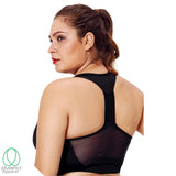 Racerback Mesh Sports Bra - Blue Lighting