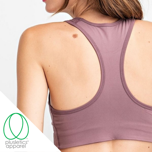 The Basics Racerback Sports Bra - Dusty Lavender