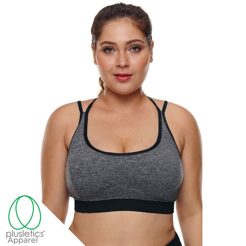 Womens Plus Size Pullover Sports Bras.