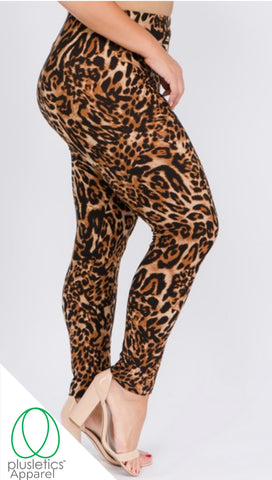 Leopard Plus Size Legging