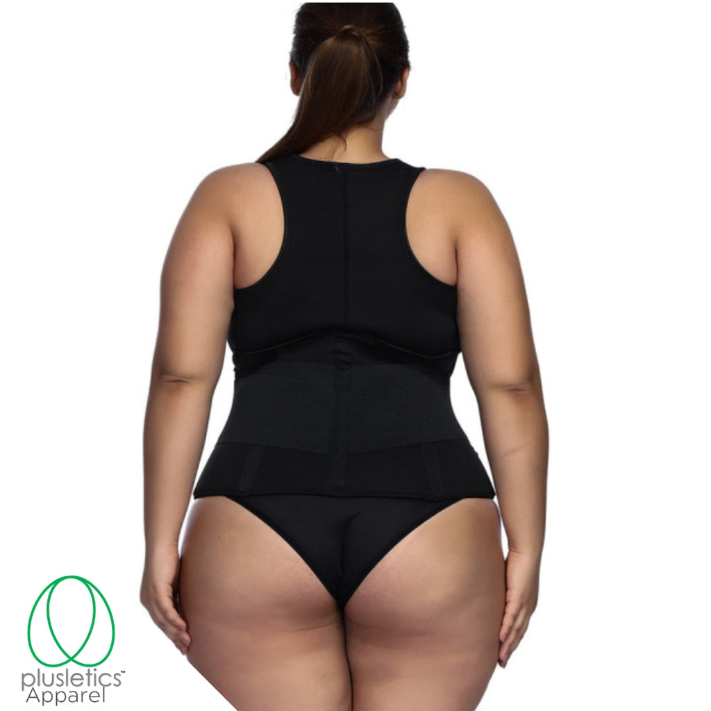 Women Sweat Sauna Vest Neoprene Waist Trainer Fat Burner Body Shaper Weight  Loss