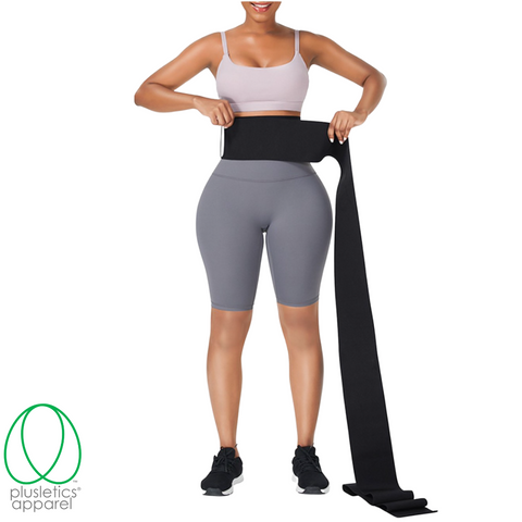 Acelitt Women Plus Size Workout Waist Trainer Corset Trimmer Belt Waist  Cincher Body Shaper Slimming Sports Girdle Black X-Large at  Women's  Clothing store
