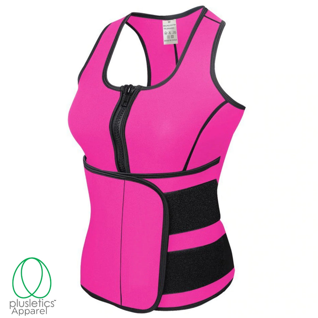 Plus Size Neoprene Sweat Vest – Plusletics® Apparel - Fitness